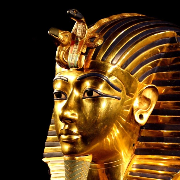 This is King Tut , Son of Anhkenaton Pharoah of the 18th Dynasty